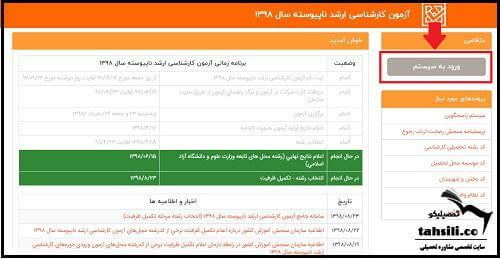 نحوه ثبت نام تکمیل ظرفیت ارشد 